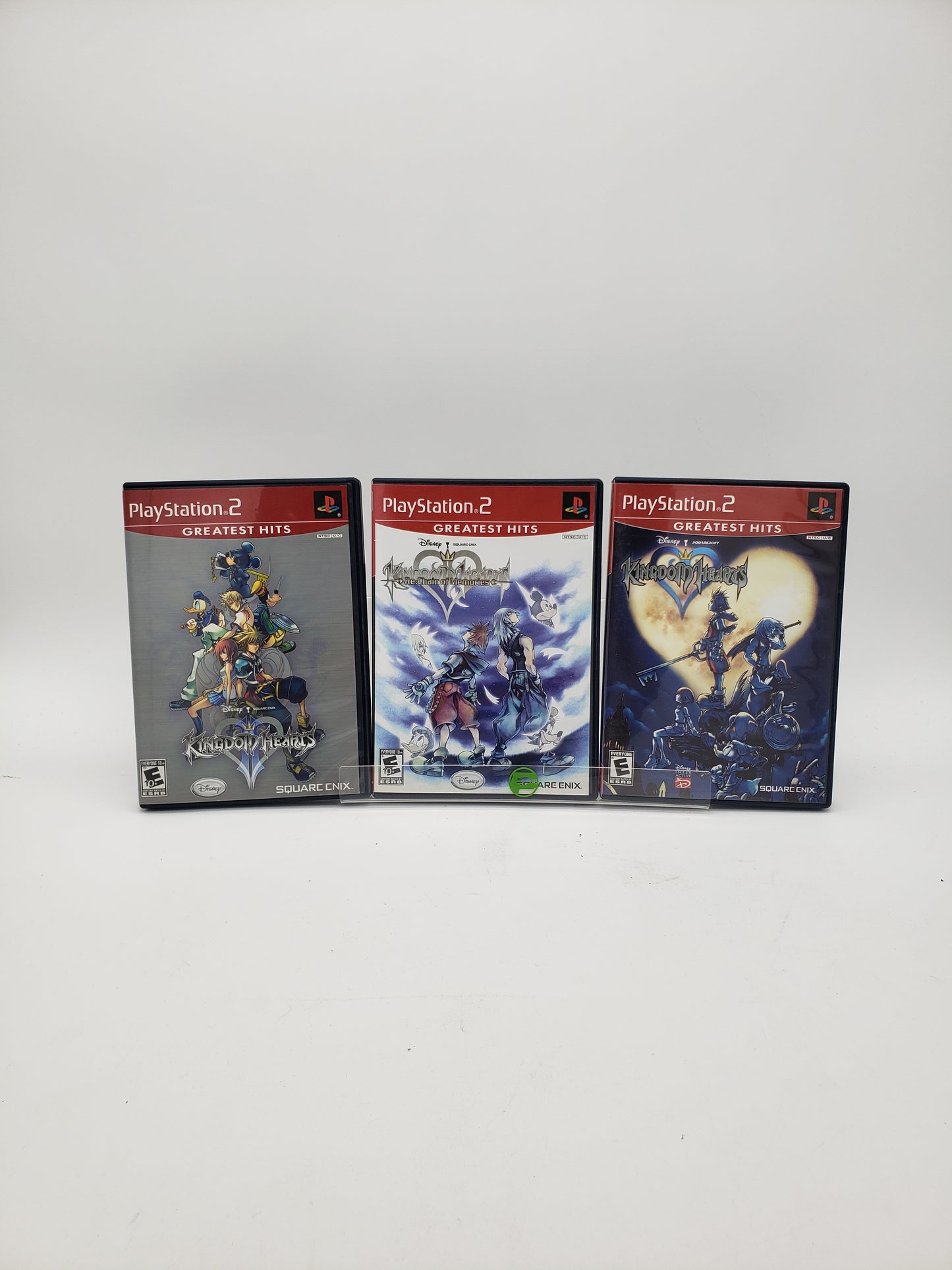 Kingdom Hearts I, II, Chain of Memories Greatest Hits Lot PlayStation 2 CIB