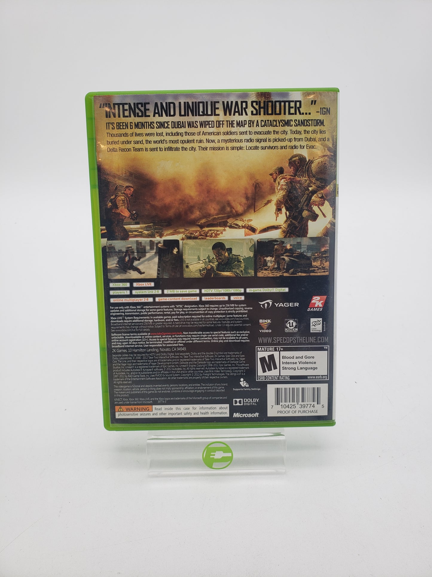 Spec Ops The Line (Microsoft Xbox 360, 2012)