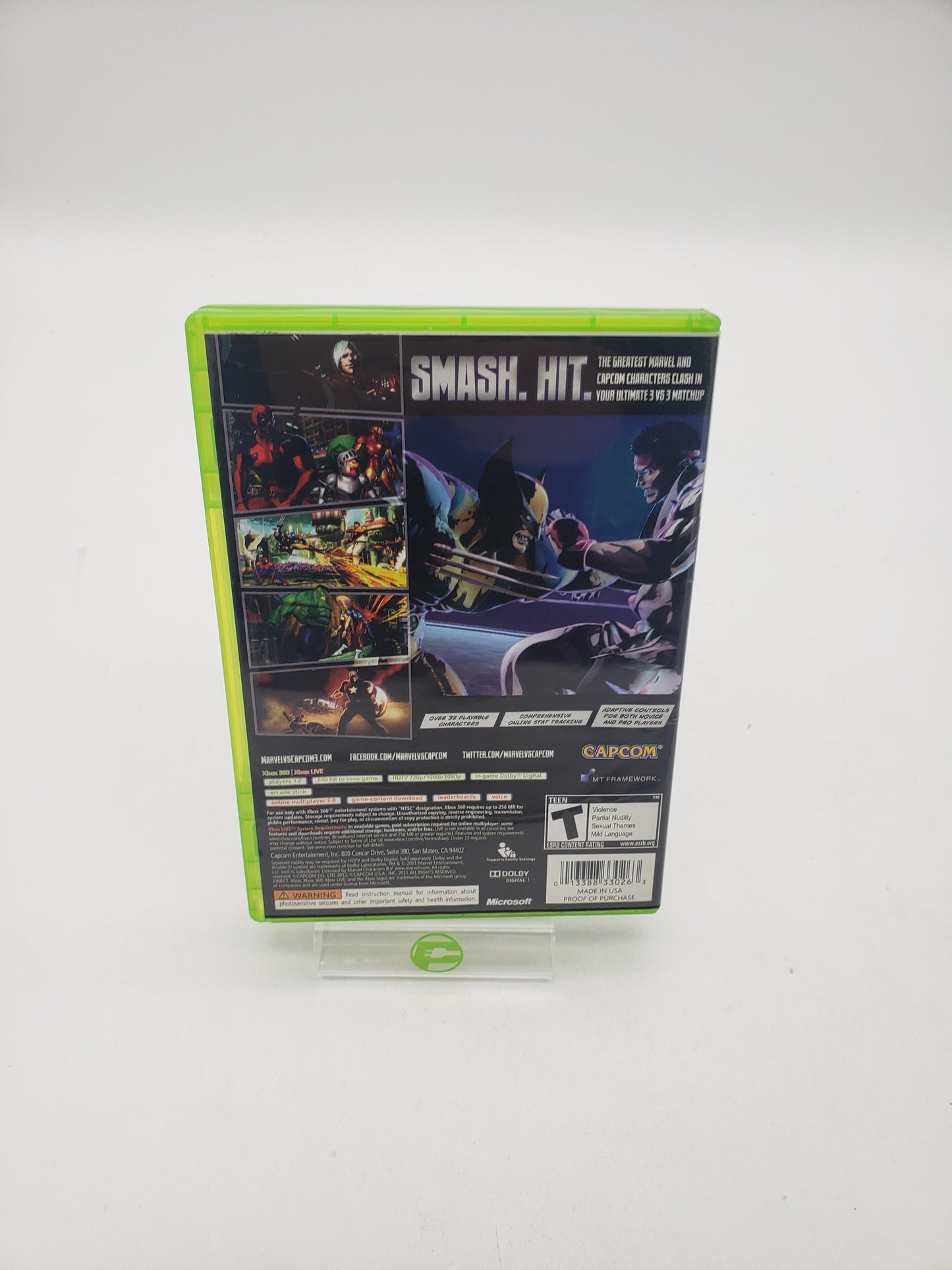 Marvel Vs. Capcom 3: Fate of Two Worlds (Microsoft Xbox 360, 2011)