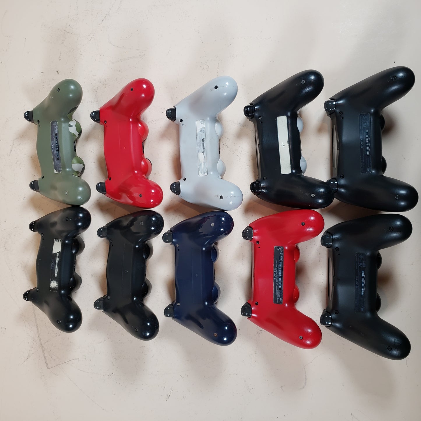 Lot of 10 Broken Sony PS4 Controller(s)