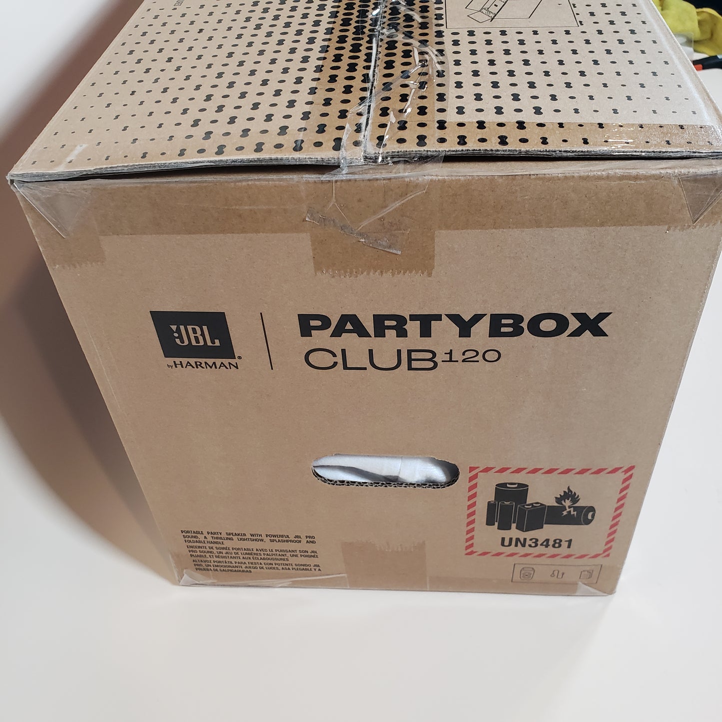 New JBL Partybox Club 120 Bluetooth Speaker  WHITE