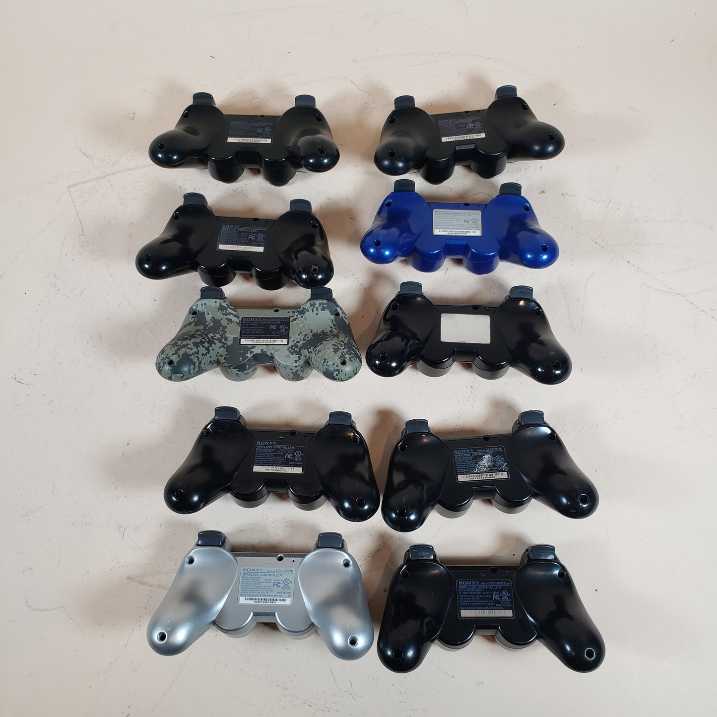 Lot of 10 Broken Sony PS3 Controller(s)