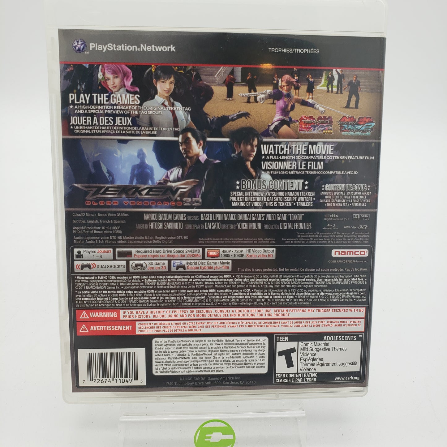 Tekken Hybrid (Sony PlayStation 3 PS3, 2011)