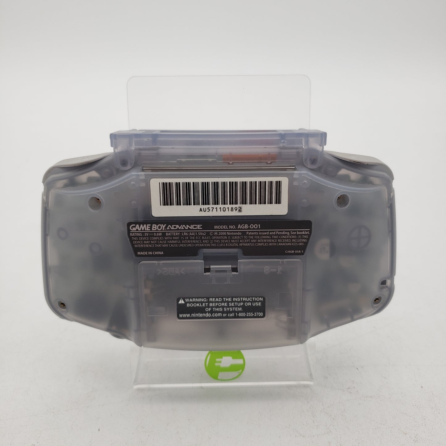 Nintendo Game Boy Advance Handheld Game Console AGB-001 Clear