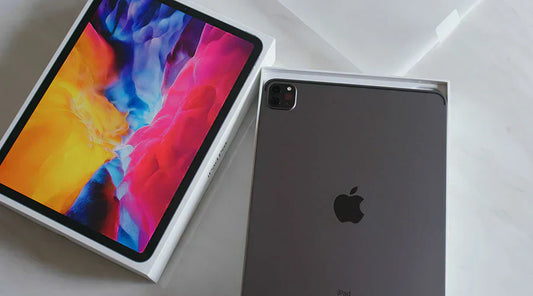 iPad shown for resale evaluation at PayMore Santa Clarita