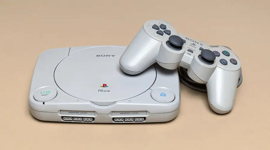 Nintendo 64 console with controller connected to a TV