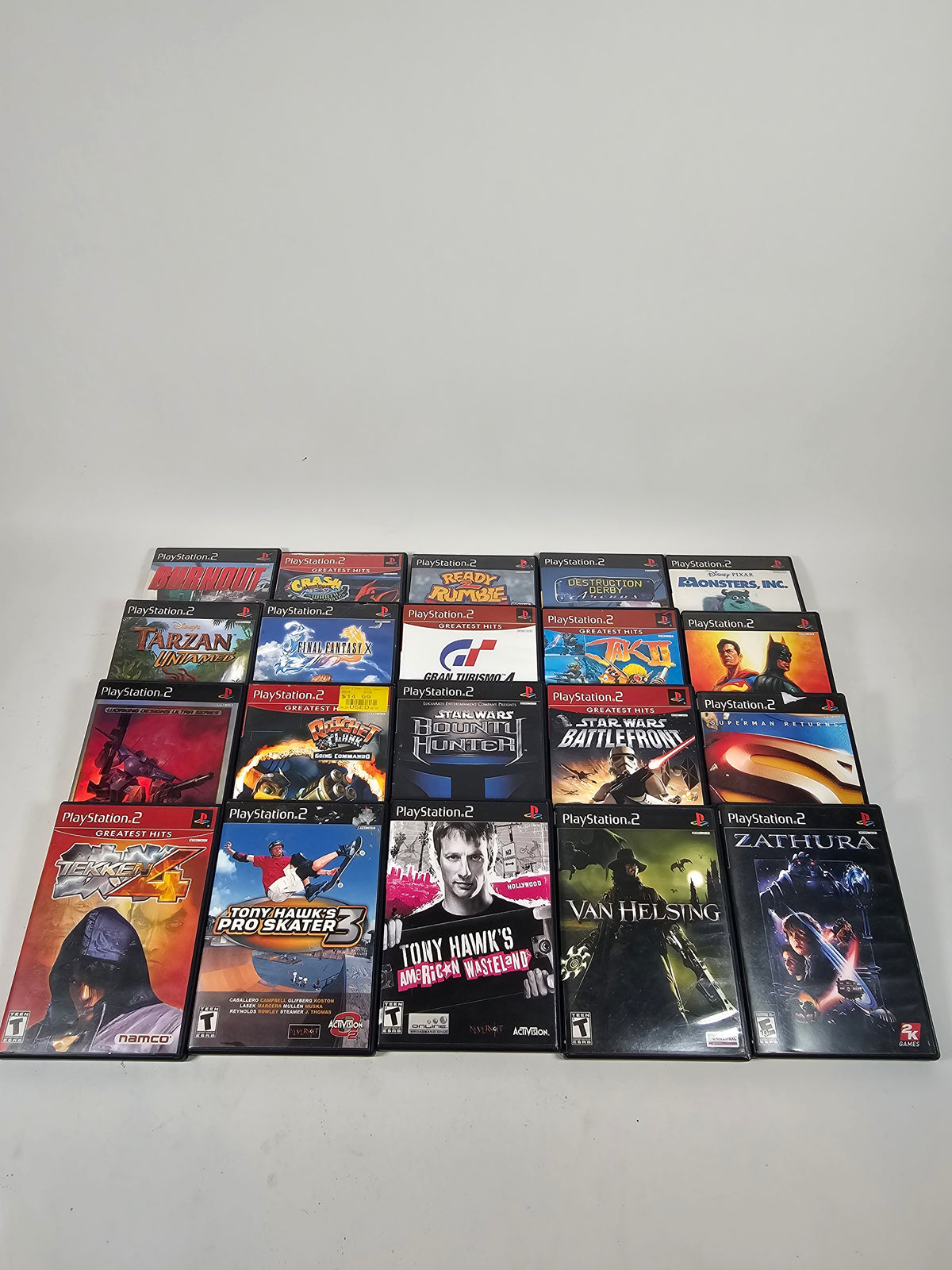Lot of 20 Sony PlayStation 2 PS2 Games