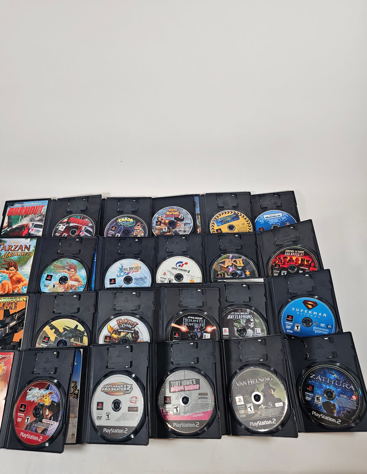 Lot of 20 Sony PlayStation 2 PS2 Games