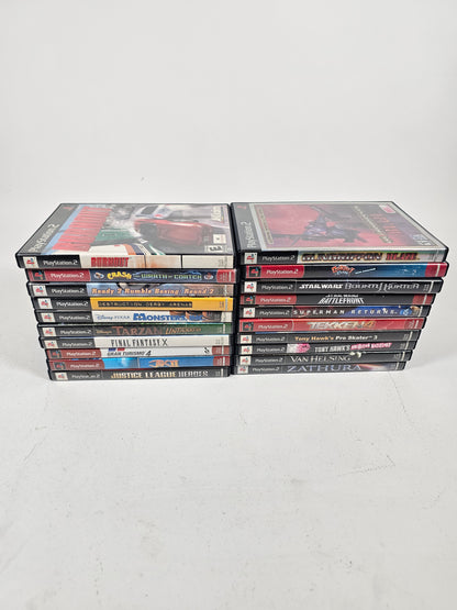 Lot of 20 Sony PlayStation 2 PS2 Games