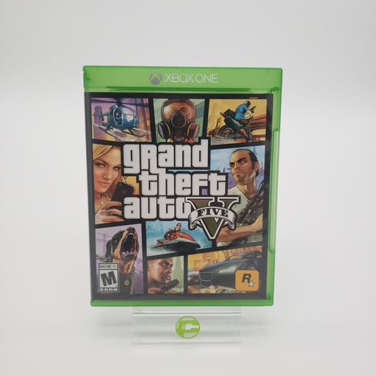 Grand Theft Auto V (Microsoft Xbox One, 2014) Includes map