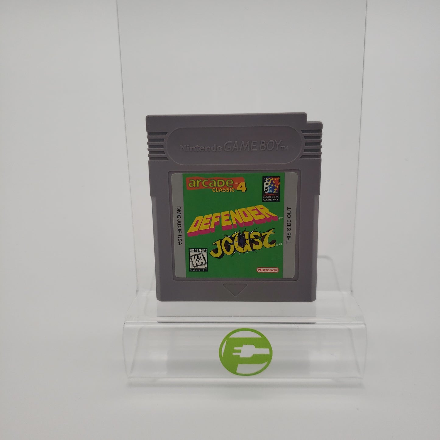 Arcade Classic 4: Defender and Joust (Nintendo GameBoy, 1994) Cartridge Only