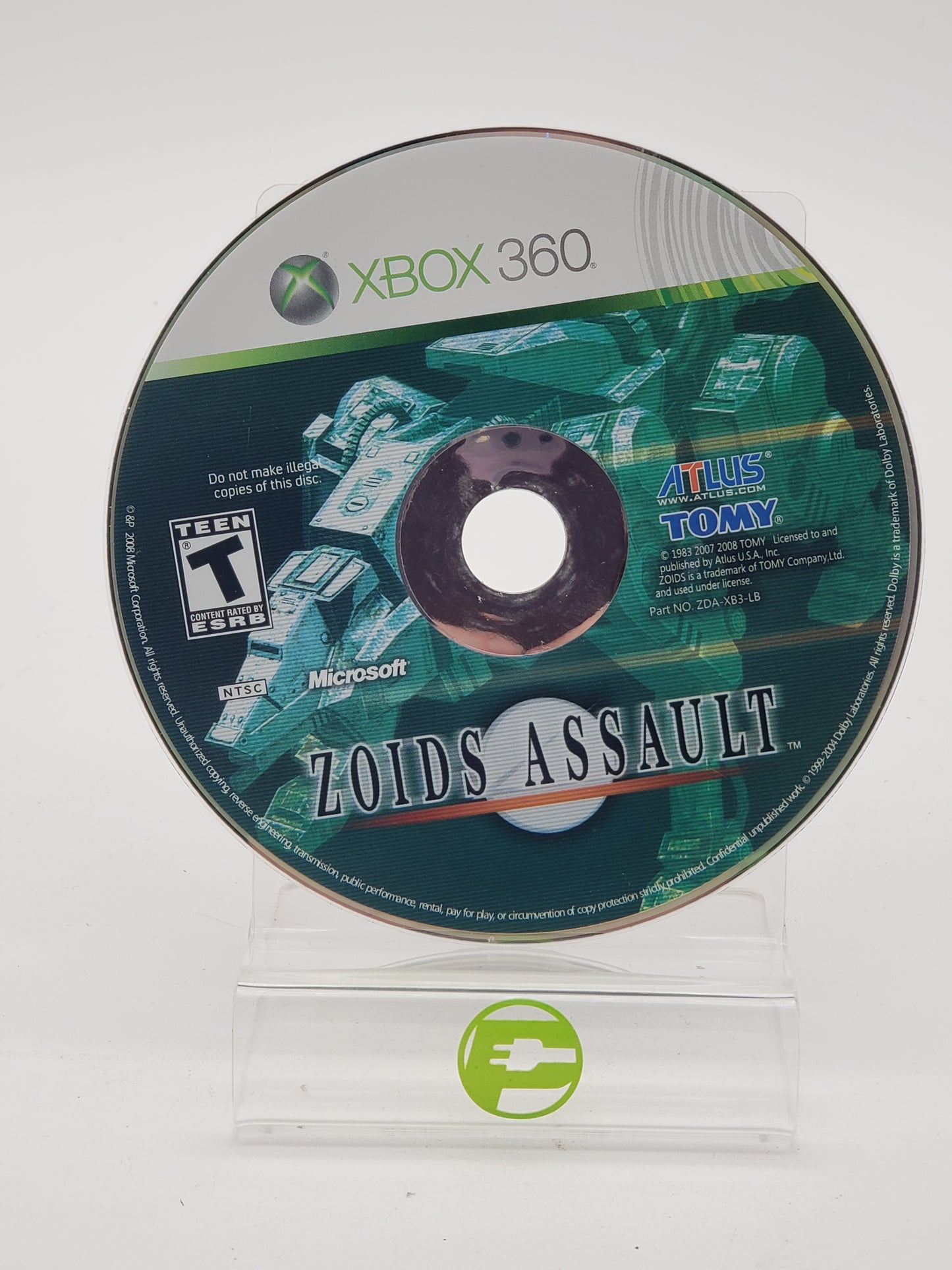 Zoids Assault (Microsoft Xbox 360, 2008)