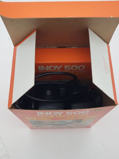 Indy 500 Atari 2600 Complete CIB w/Controller Paddles