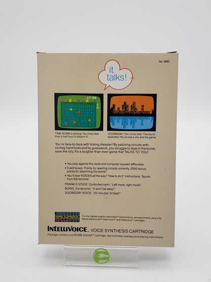 Bomb Squad CIB (Mattel Intellivision, 1981)