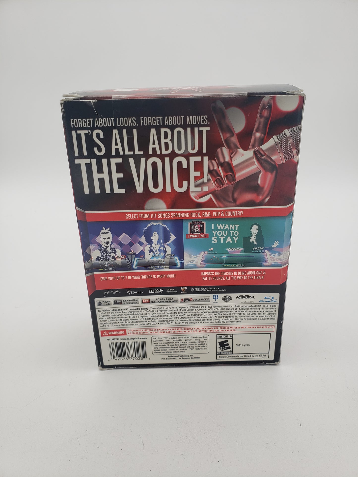 New The Voice [Microphone Bundle] (Sony PlayStation 3 PS3, 2014)