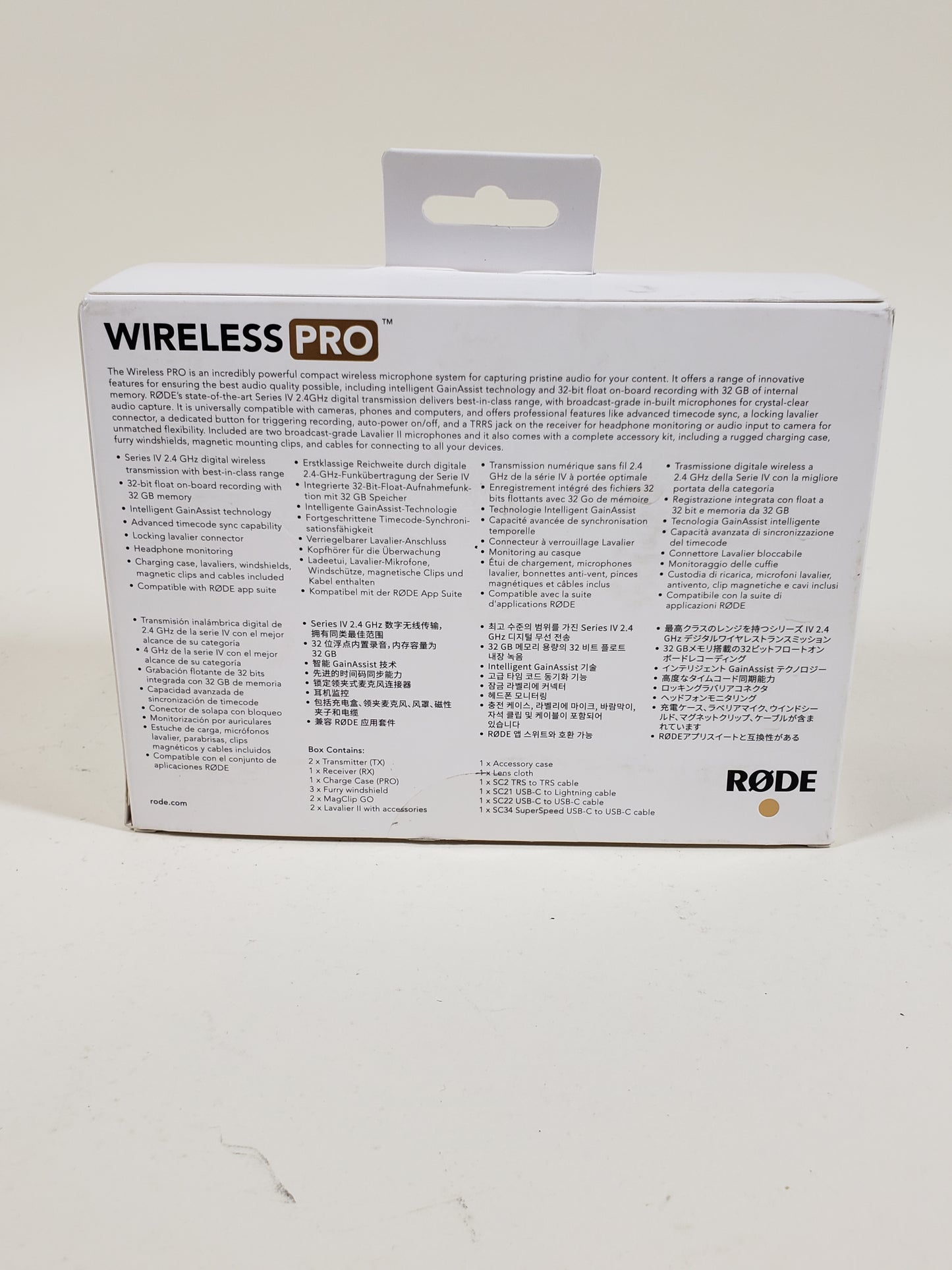 RODE Wireless Pro Compact Wireless Microphone System