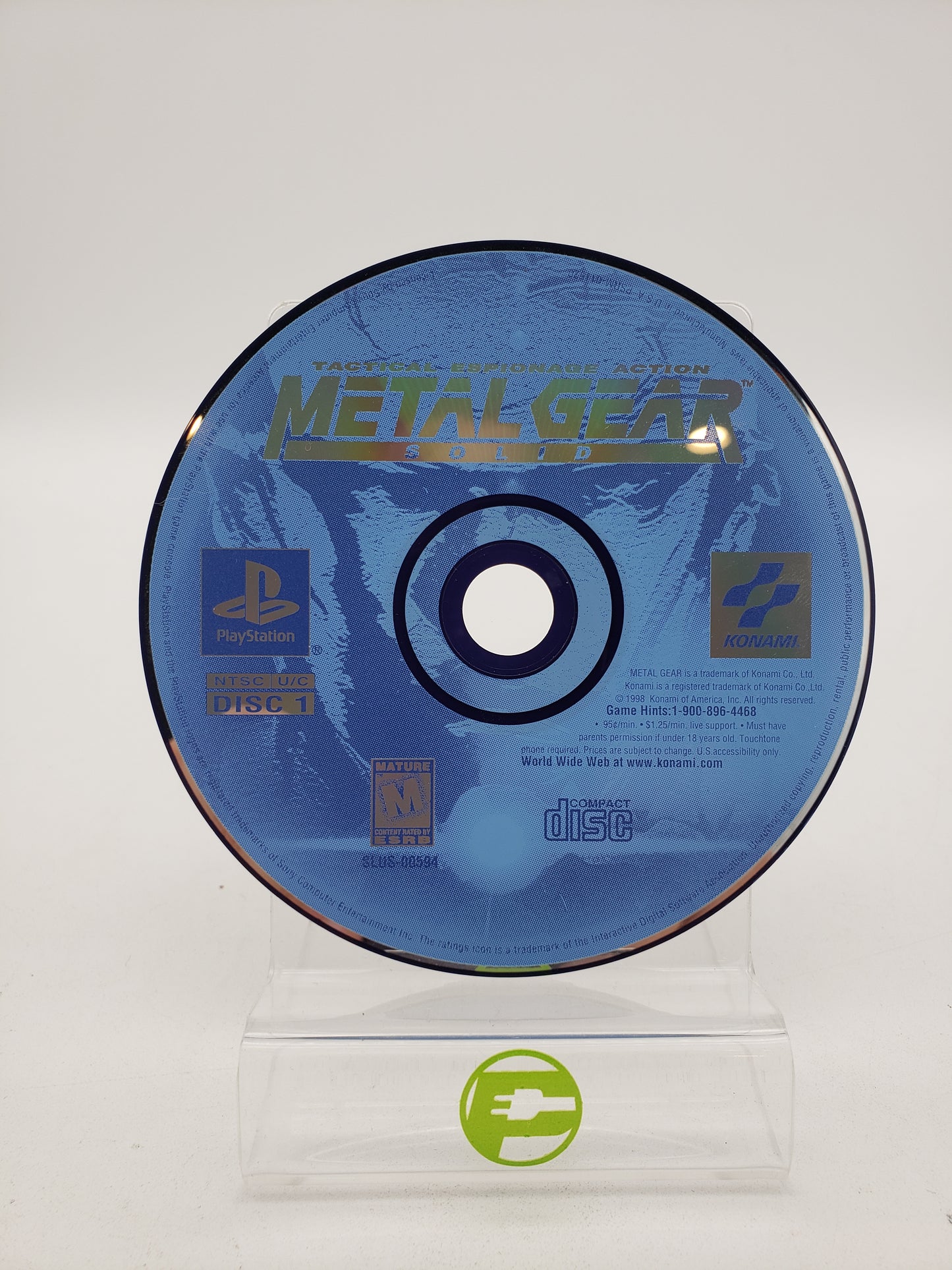 Metal Gear Solid (Sony PlayStation 1 PS1, 1998)