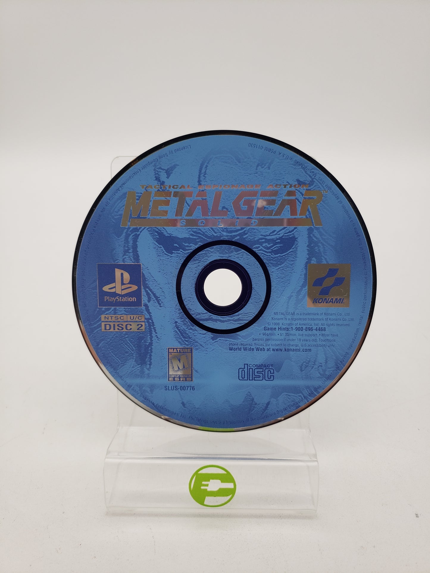 Metal Gear Solid (Sony PlayStation 1 PS1, 1998)