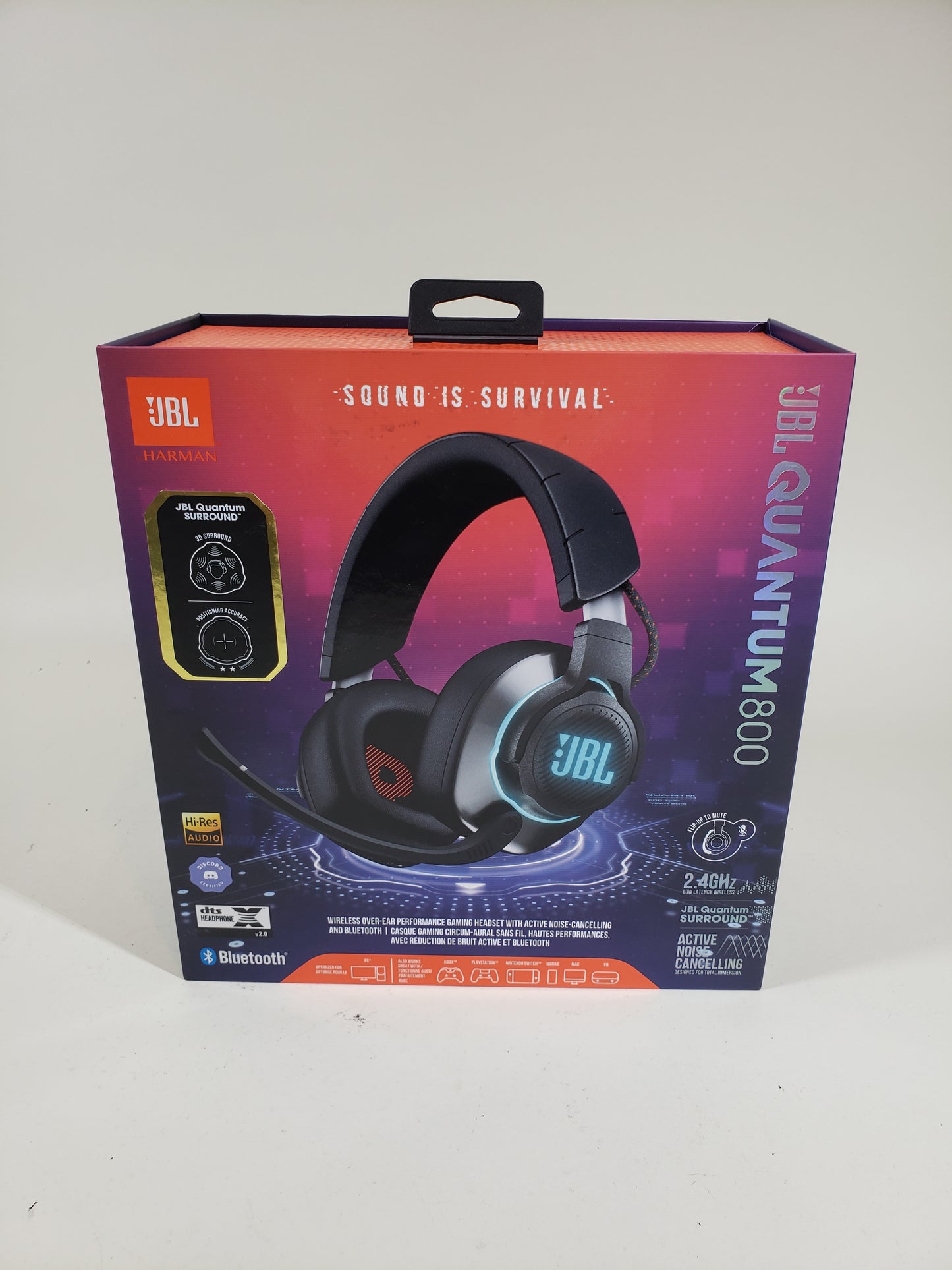 New JBL Quantum 800 Gaming Headset Black