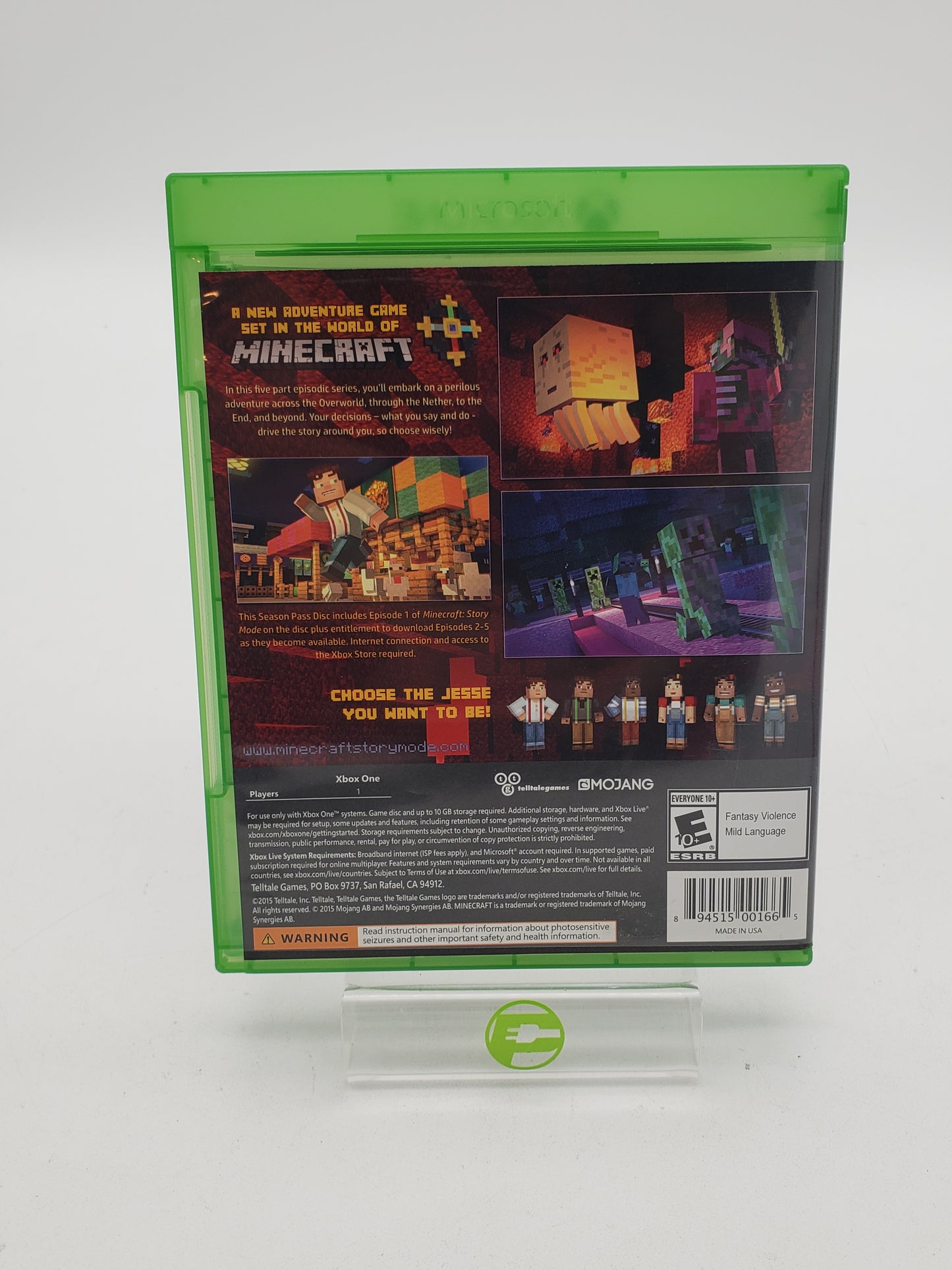 Minecraft: Story Mode Season Pass (Microsoft Xbox One, 2015)