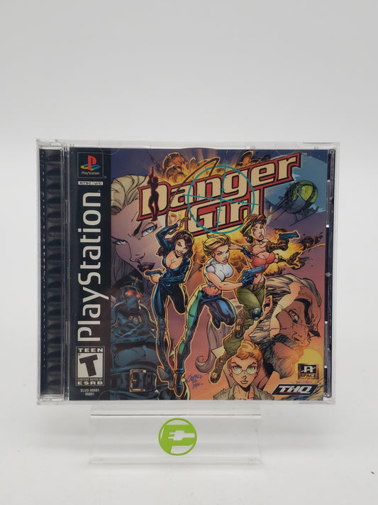 Danger Girl (Sony PlayStation 1 PS1, 2000)