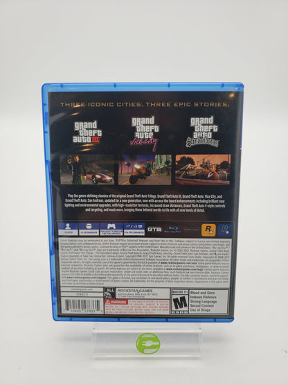 Grand Theft Auto: The Trilogy Definitive Edition (Sony PlayStation 4 , 2021)