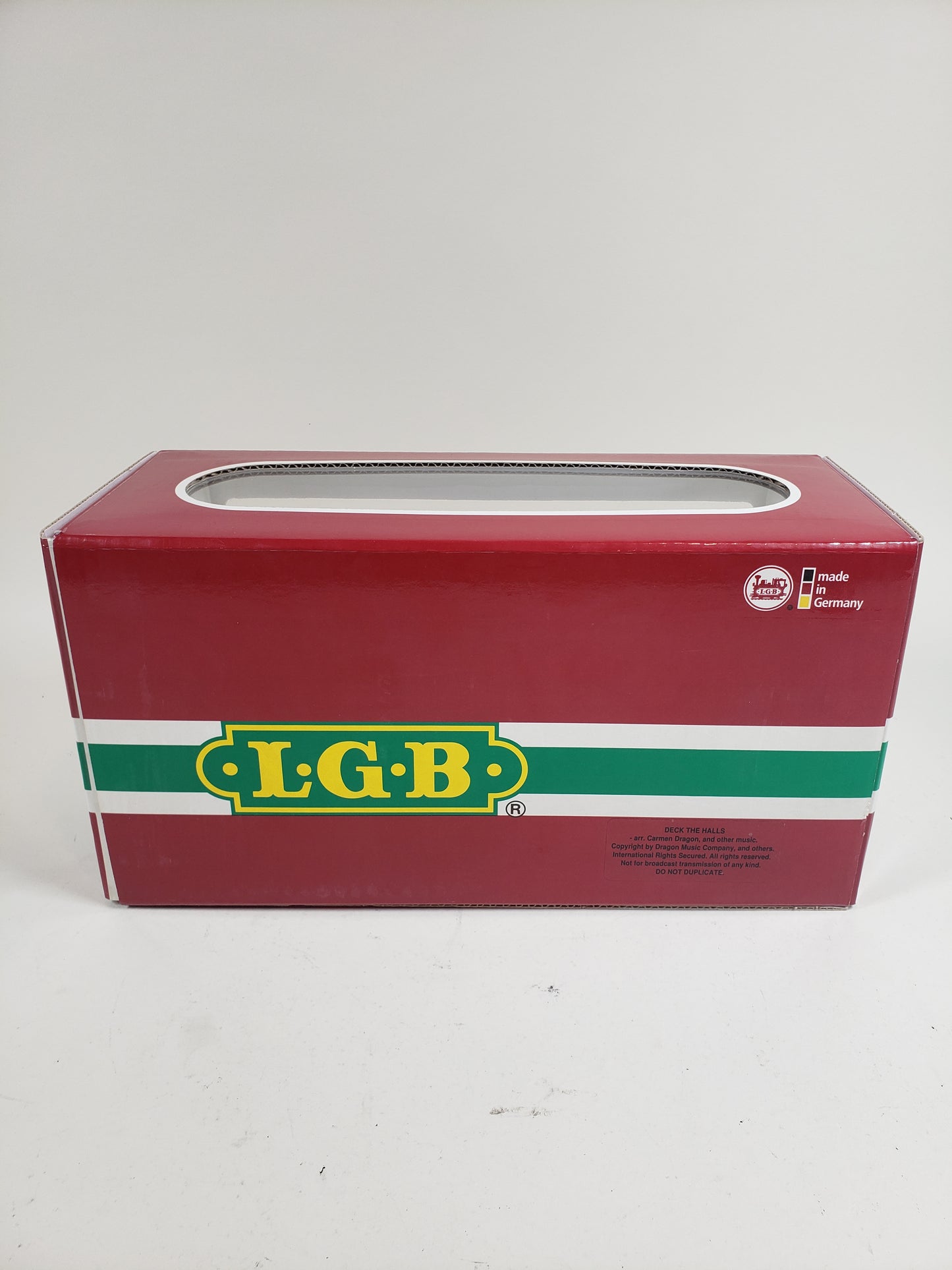 LGB Red Christmas Sound Boxcar 4335S