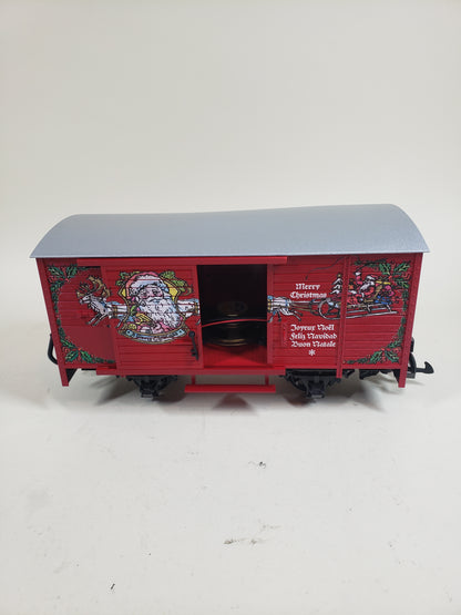 LGB Red Christmas Sound Boxcar 4335S