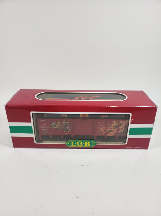 LGB Christmas Gondola with Gift Box Load 4021CT