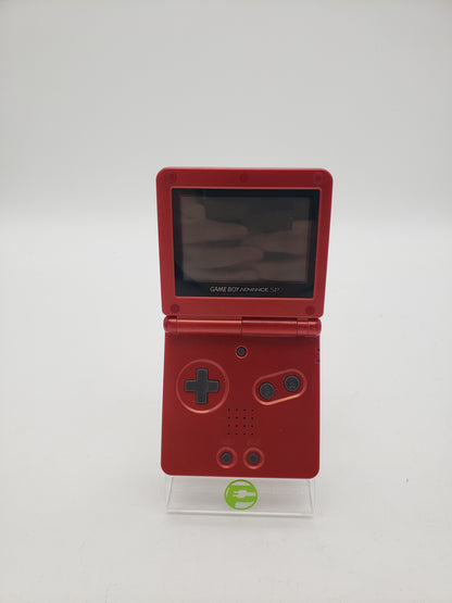 Nintendo Game Boy Advance SP Handheld Game Console AGS-001 Flame Red