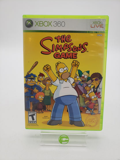 The Simpsons Game (Microsoft Xbox 360, 2007)