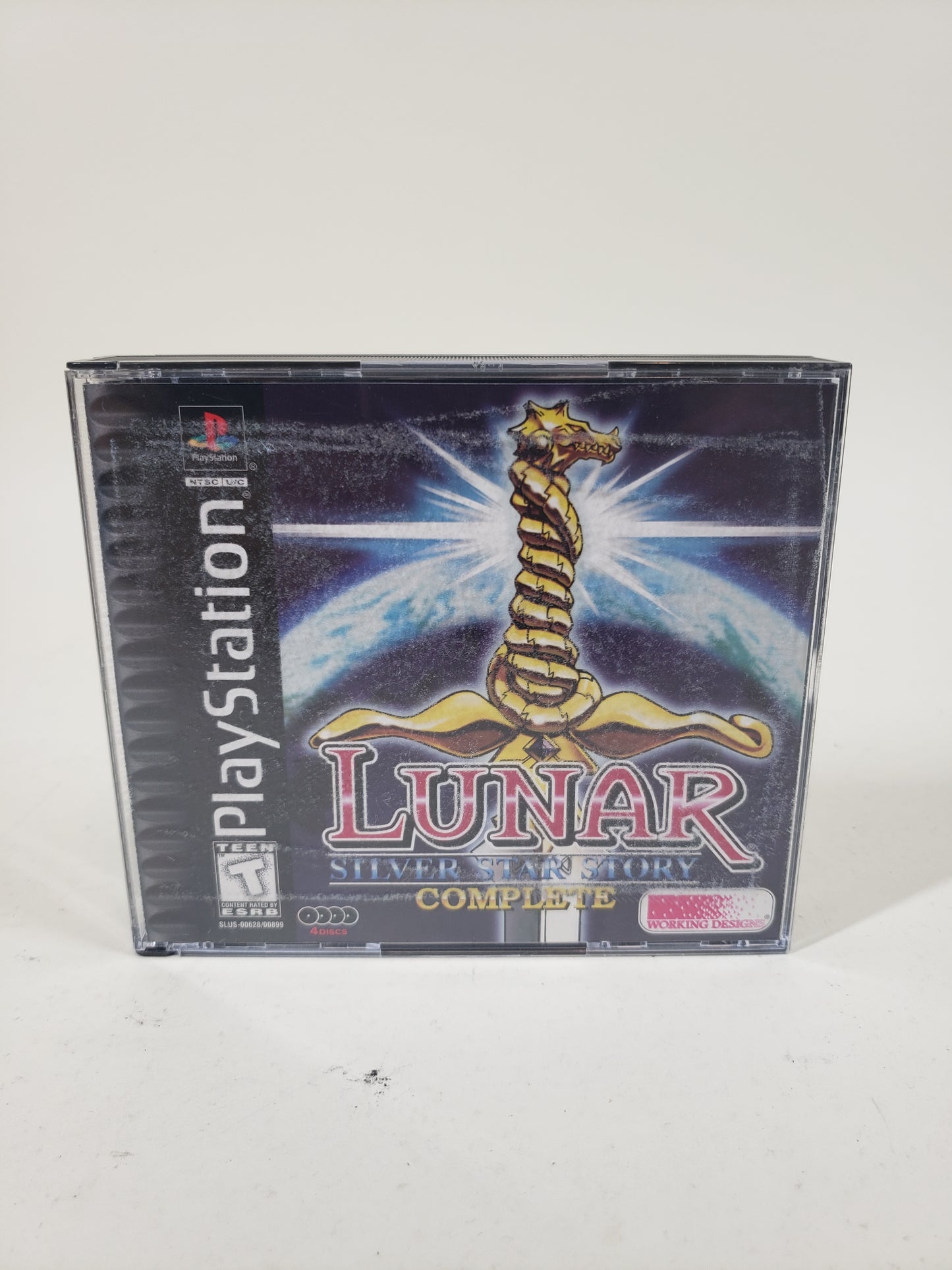 Lunar Silver Star Story Complete [4 Disc] (Sony PlayStation 1 PS1, 1999)