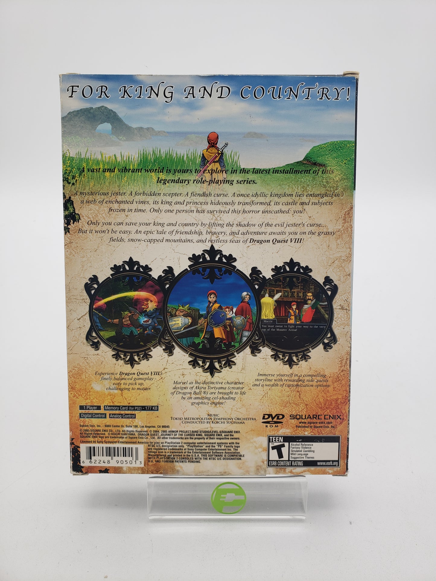 Dragon Quest VIII: Journey of the Cursed King (Sony PlayStation 2 PS2, 2005)