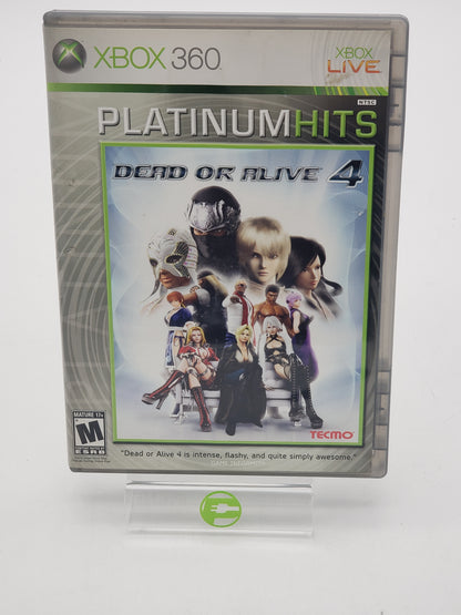 Dead or Alive 4 CIB [Platinum Hits] (Microsoft Xbox 360, 2005)