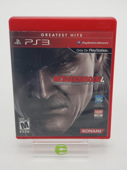 Metal Gear Solid 4 Guns of the Patriots [Greatest Hits] (Sony PS3, 2008)