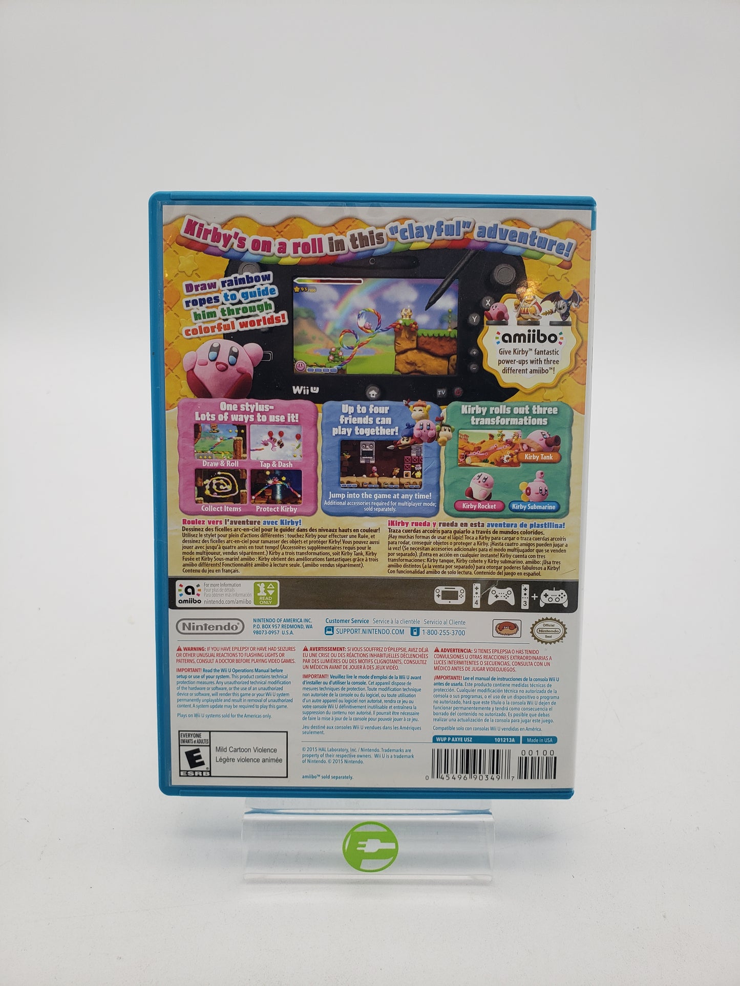 Kirby and the Rainbow Curse (Nintendo Wii U, 2015)