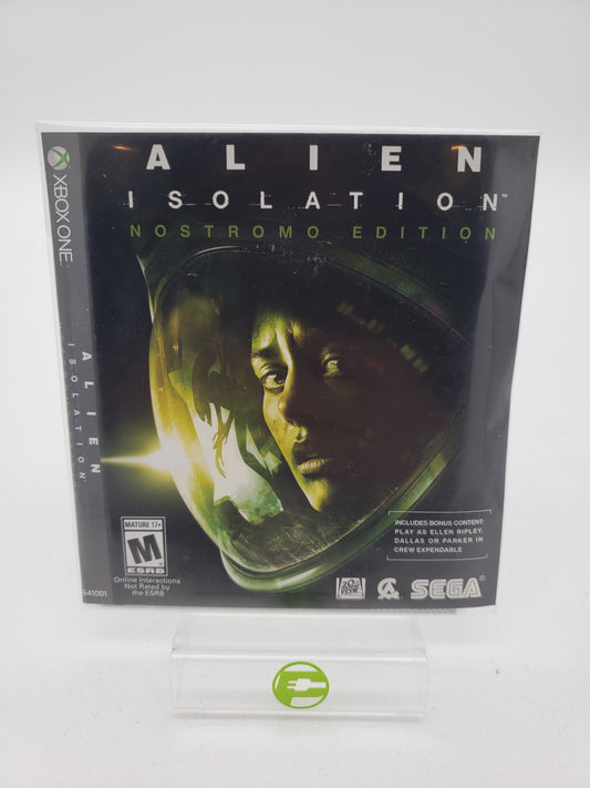 Alien: Isolation (Microsoft Xbox One, 2014)