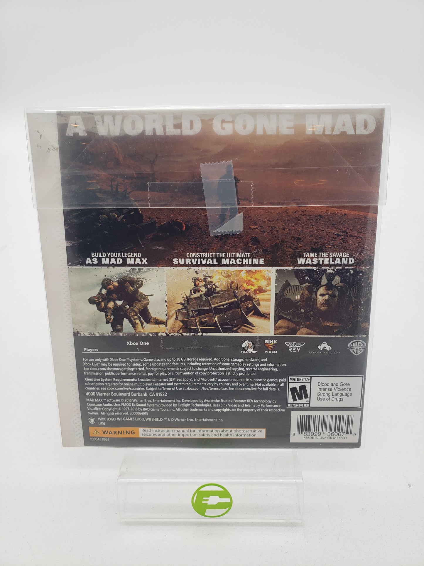 Mad Max (Microsoft Xbox One, 2015)