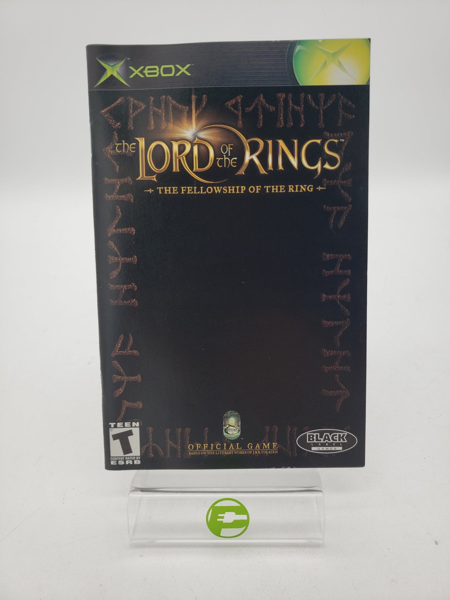 Lord of the Rings Fellowship of the Ring (Microsoft Xbox, 2002)