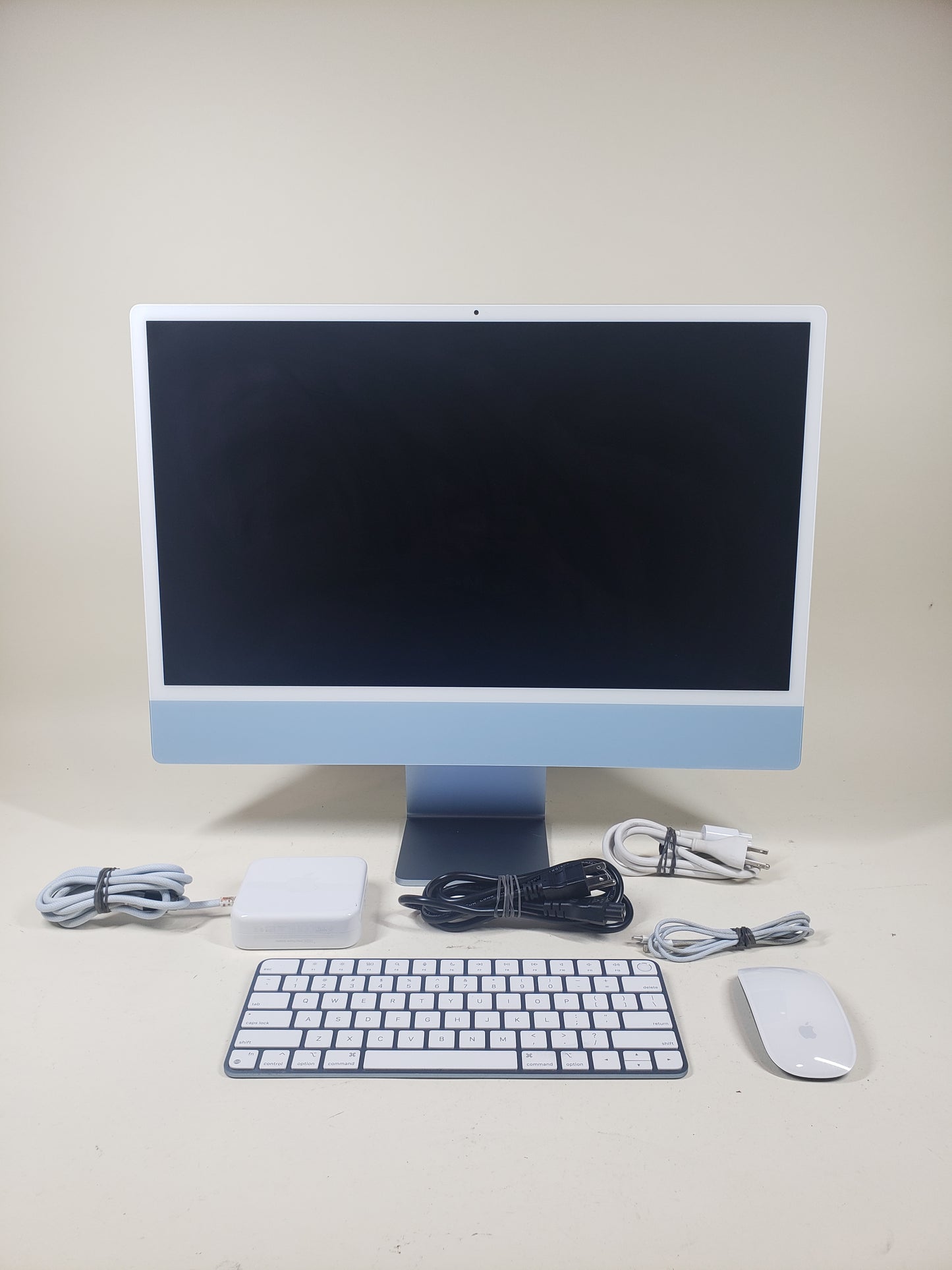 2021 Apple iMac 24" M1 3.2GHz 8GB RAM 256GB SSD Blue MJV93LL/A