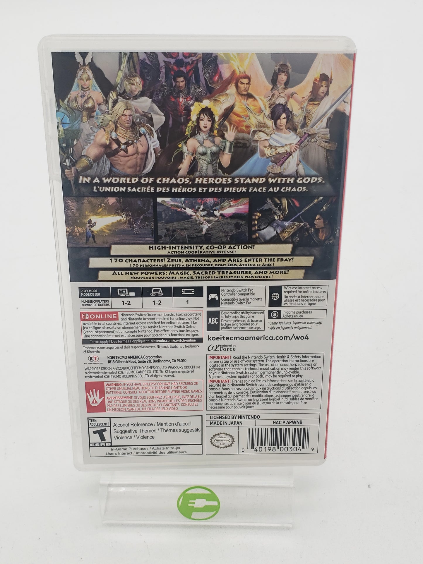 Warriors Orochi 4 (Nintendo Switch, 2018)