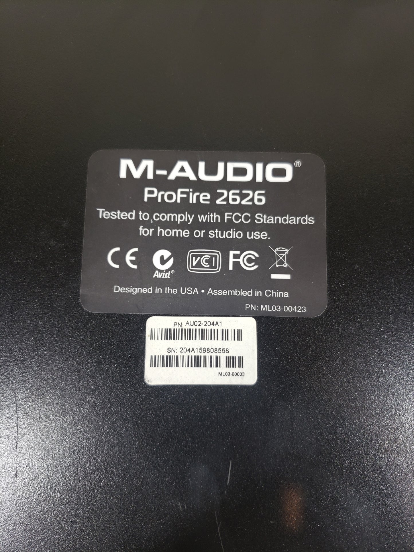 M-Audio ProFire 24Bit/192kHz Audio 2626