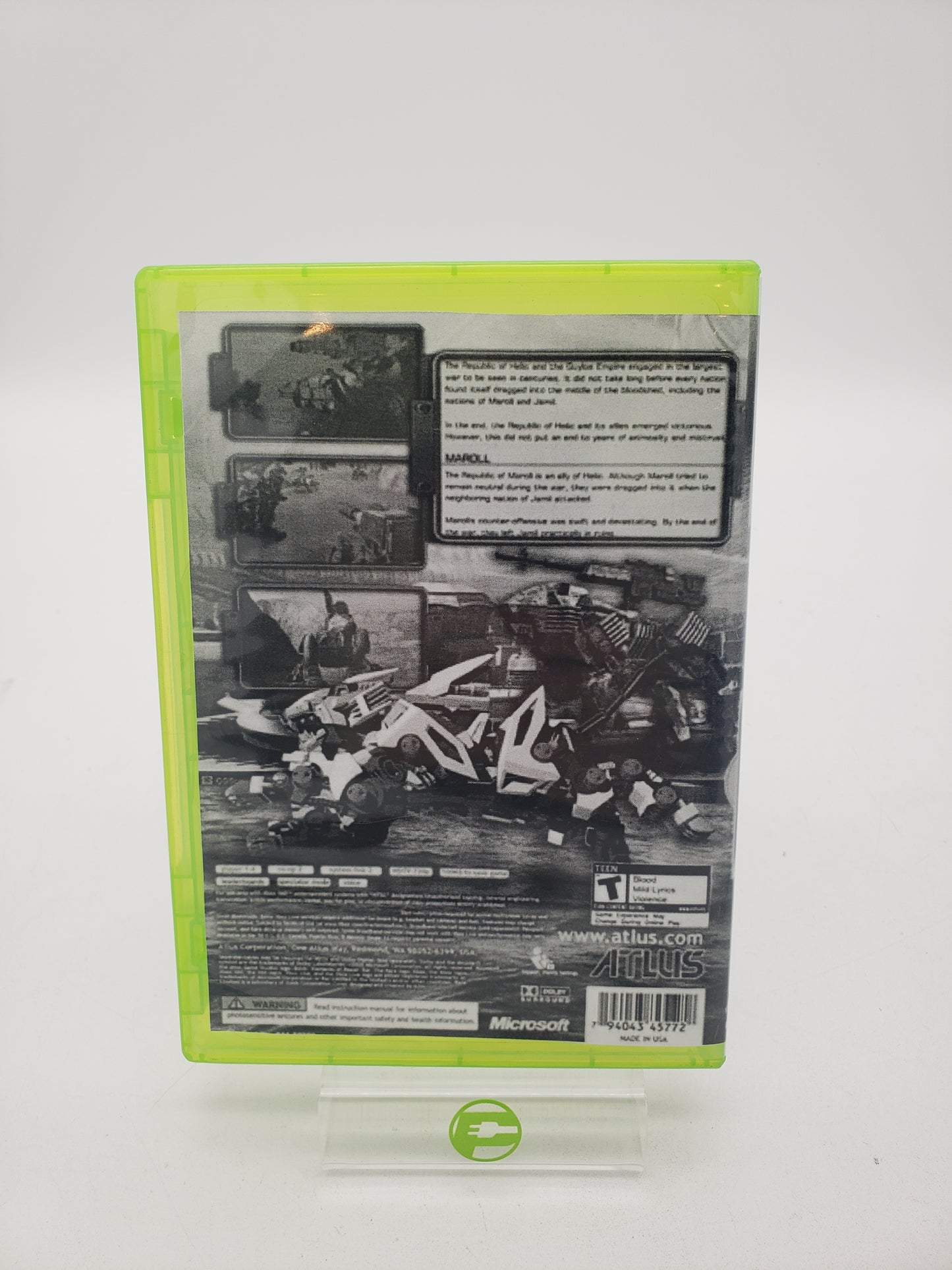 Zoids Assault (Microsoft Xbox 360, 2008)