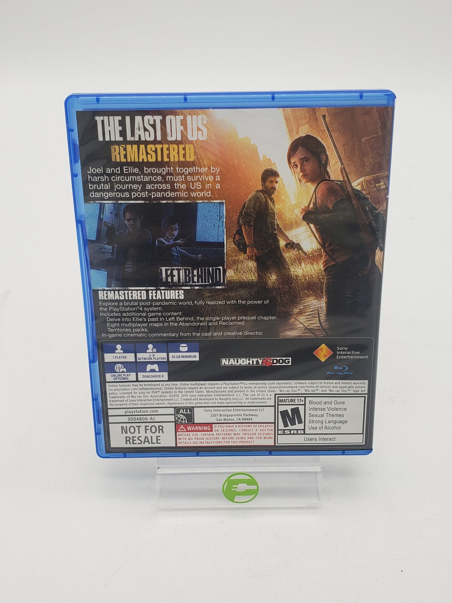 The Last of Us Remastered (Sony PlayStation 4 PS4, 2014)