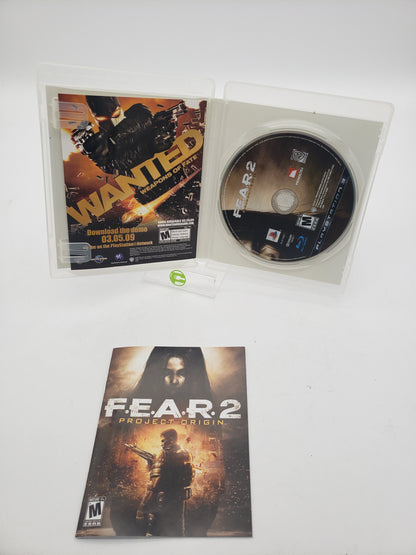 F.E.A.R. 2 Project Origin CIB(Sony PlayStation 3 PS3, 2009)