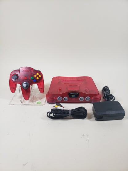 Nintendo 64 N64 Video Game Console NUS-001 Watermelon Red