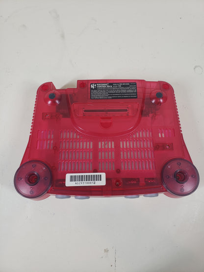 Nintendo 64 N64 Video Game Console NUS-001 Watermelon Red