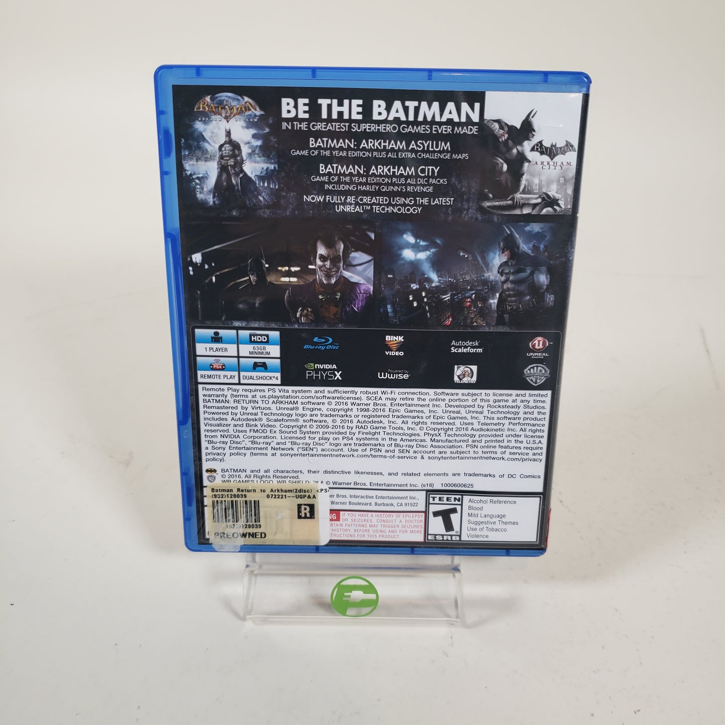 Batman: Return to Arkham (Sony PlayStation 4 PS4, 2016)
