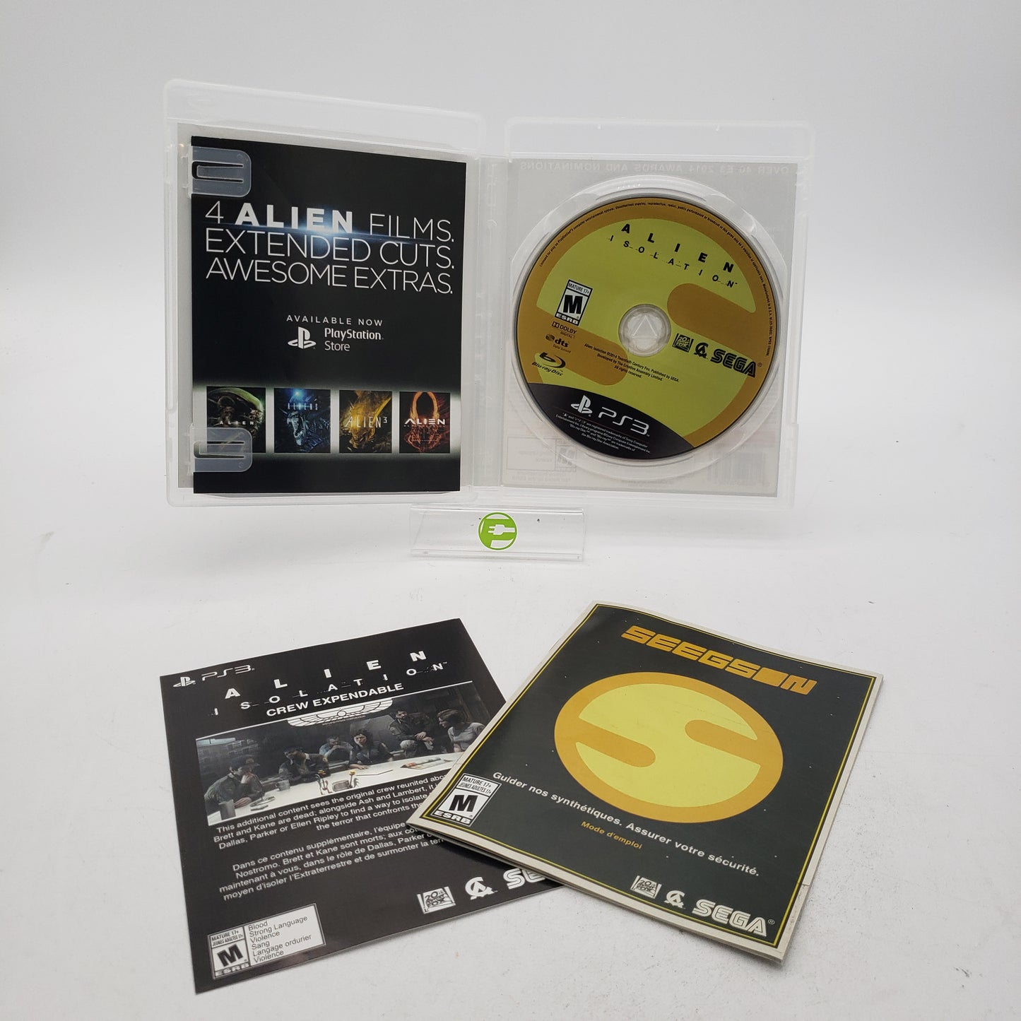 Alien: Isolation [Nostromo Edition] (Sony PlayStation 3 PS3, 2014)