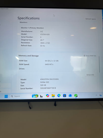 CyberPower Core Ultra 9 285K 3.70GHz 64GB 512GB SSD Gigabyte GeForce RTX 5090